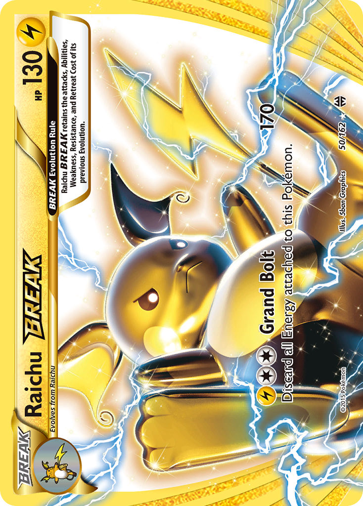 Raichu BREAK (50/162) [XY: BREAKthrough] | Tables and Towers