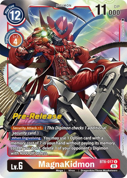 MagnaKidmon [BT6-017] [Double Diamond Pre-Release Cards] | Tables and Towers