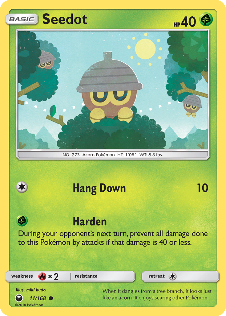 Seedot (11/168) [Sun & Moon: Celestial Storm] | Tables and Towers