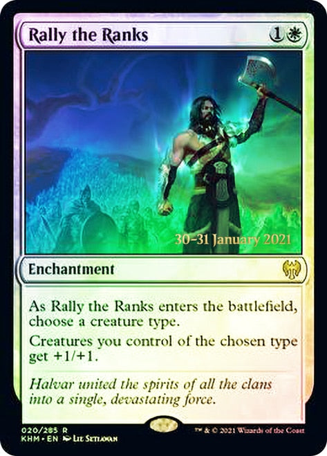 Rally the Ranks [Kaldheim Prerelease Promos] | Tables and Towers