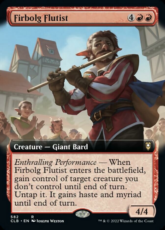 Firbolg Flutist (Extended Art) [Commander Legends: Battle for Baldur's Gate] | Tables and Towers