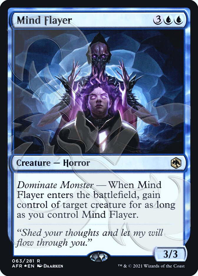 Mind Flayer (Ampersand Promo) [Dungeons & Dragons: Adventures in the Forgotten Realms Promos] | Tables and Towers