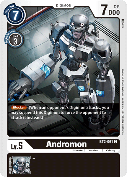 Andromon [BT2-061] [Release Special Booster Ver.1.0] | Tables and Towers