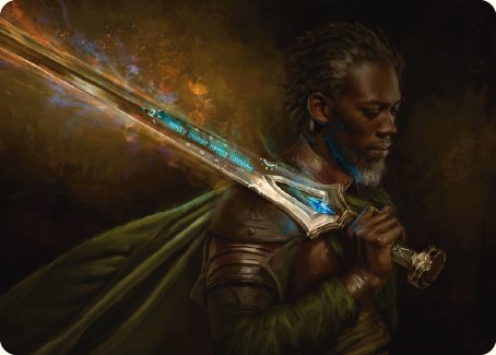 Anduril, Flame of the West Art Card [The Lord of the Rings: Tales of Middle-earth Art Series] | Tables and Towers