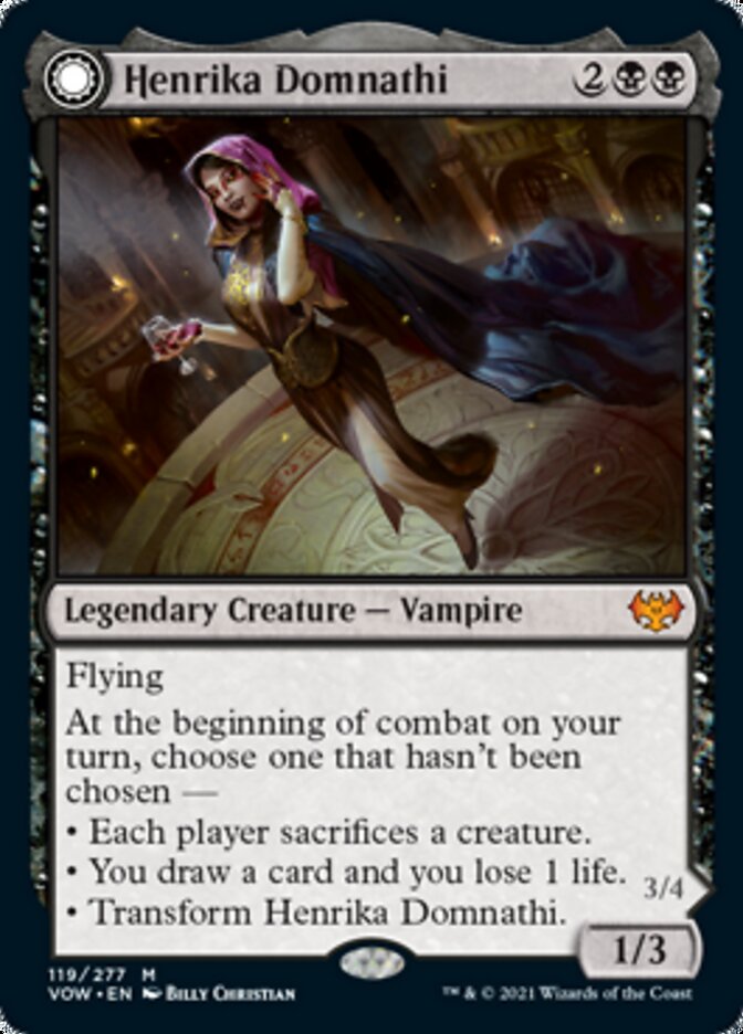 Henrika Domnathi // Henrika, Infernal Seer [Innistrad: Crimson Vow] | Tables and Towers