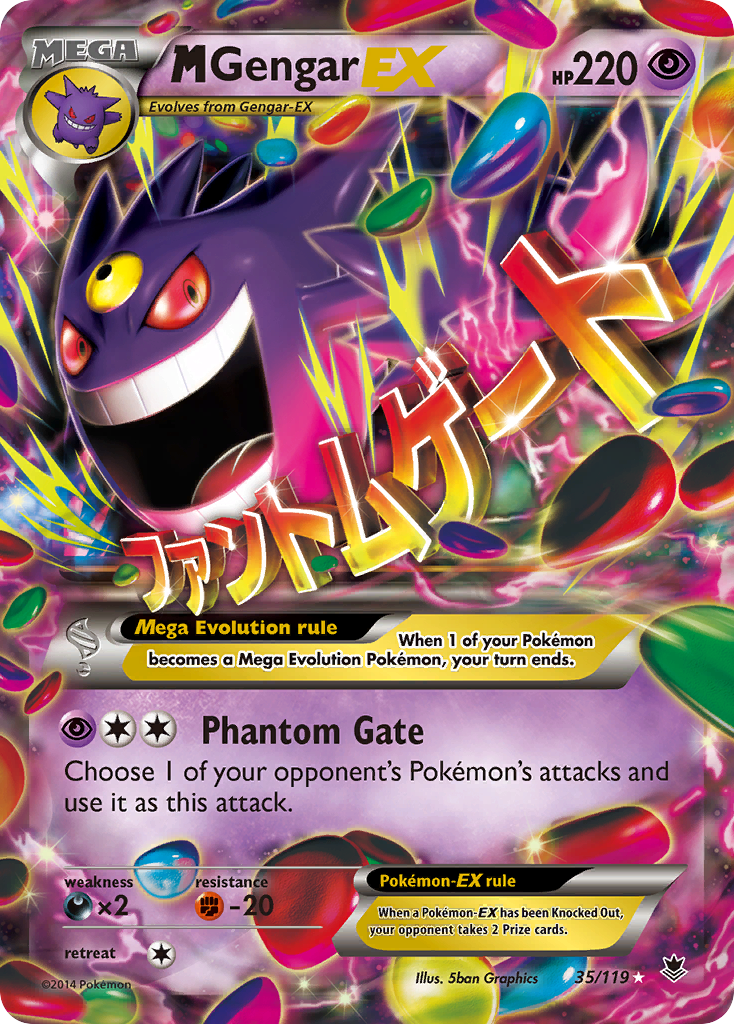 M Gengar EX (35/119) [XY: Phantom Forces] | Tables and Towers