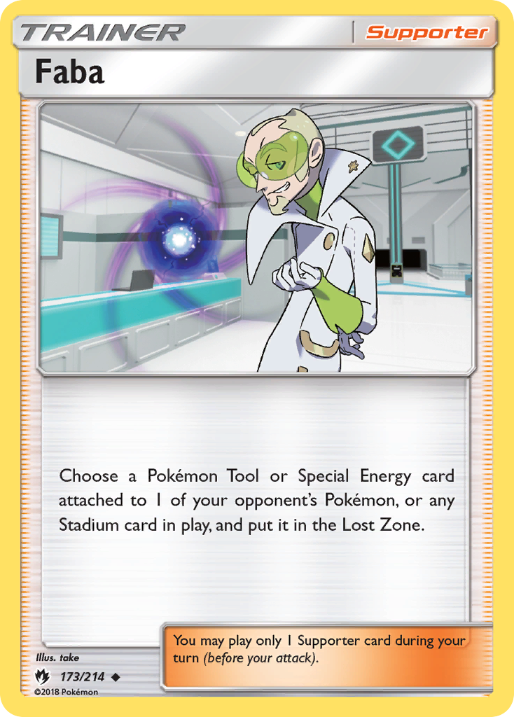 Faba (173/214) [Sun & Moon: Lost Thunder] | Tables and Towers