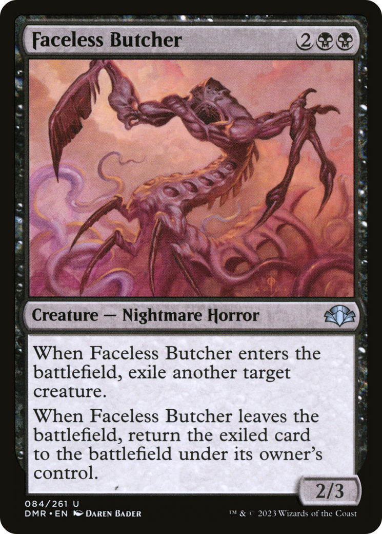 Faceless Butcher [Dominaria Remastered] | Tables and Towers