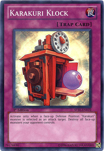 Karakuri Klock [STBL-EN072] Super Rare | Tables and Towers