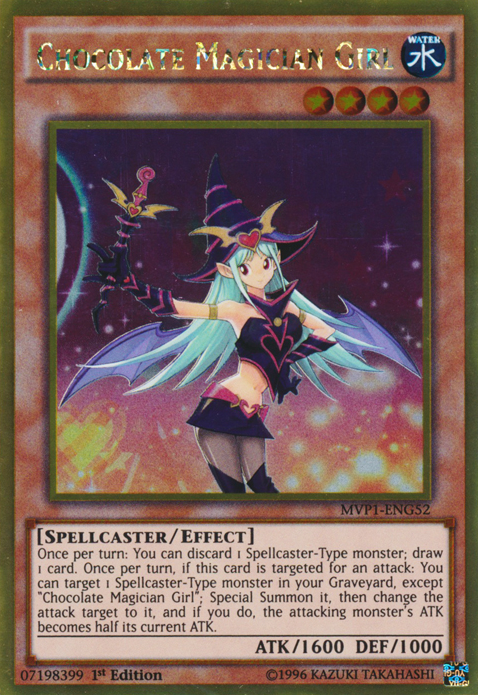 Chocolate Magician Girl [MVP1-ENG52] Gold Rare | Tables and Towers