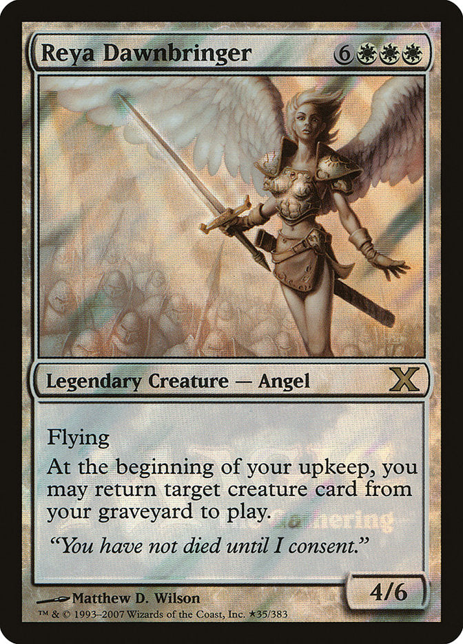 Reya Dawnbringer [Tenth Edition Prerelease Promos] | Tables and Towers