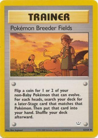 Pokemon Breeder Fields (62/64) [Neo Revelation Unlimited] | Tables and Towers