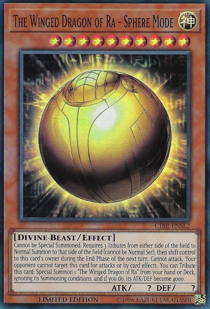 The Winged Dragon of Ra - Sphere Mode [CIBR-ENSE2] Super Rare | Tables and Towers