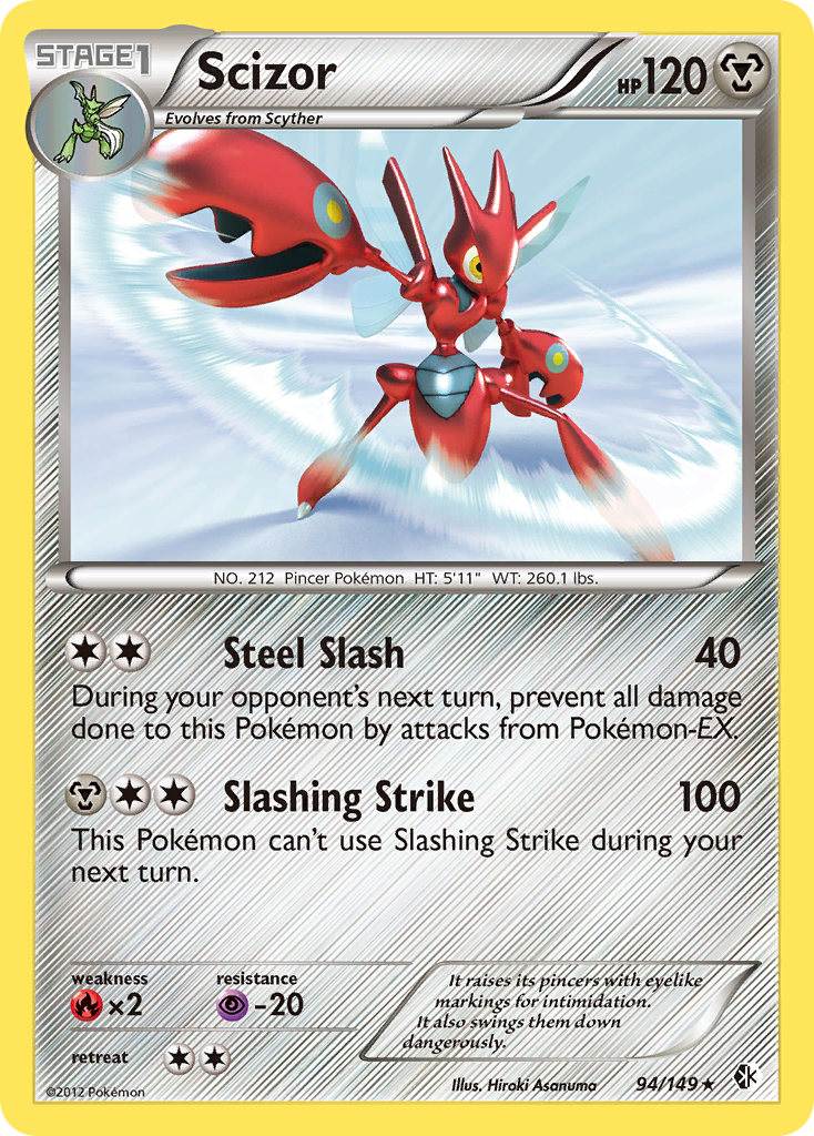 Scizor (94/149) [Black & White: Boundaries Crossed] | Tables and Towers