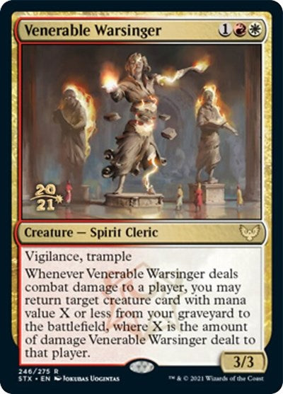 Venerable Warsinger [Strixhaven: School of Mages Prerelease Promos] | Tables and Towers