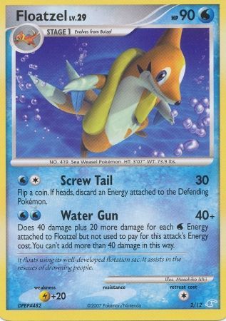 Floatzel (2/12) [Diamond & Pearl: Trainer Kit - Manaphy] | Tables and Towers