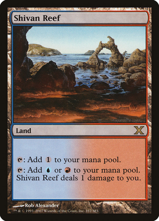 Shivan Reef [Tenth Edition] | Tables and Towers