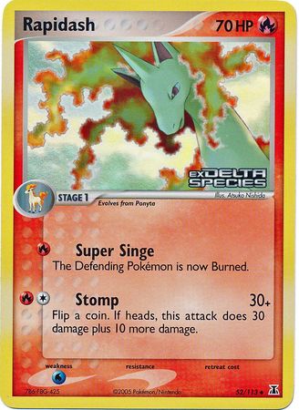 Rapidash (52/113) (Stamped) [EX: Delta Species] | Tables and Towers