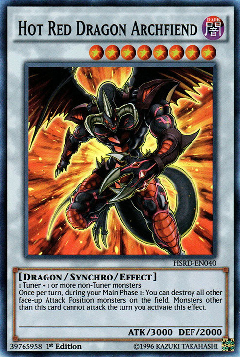 Hot Red Dragon Archfiend [HSRD-EN040] Super Rare | Tables and Towers