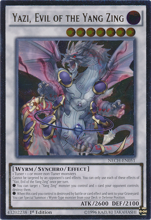 Yazi, Evil of the Yang Zing [NECH-EN051] Ultimate Rare | Tables and Towers