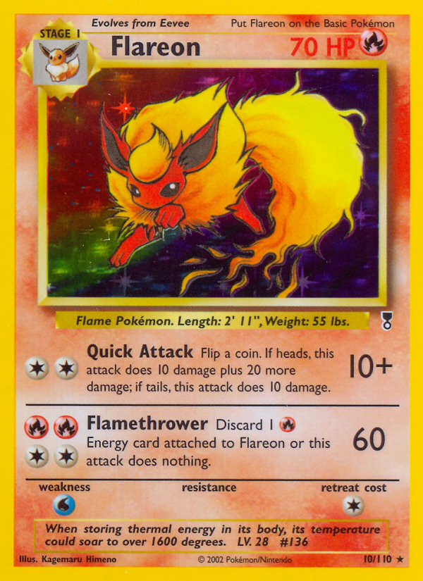 Flareon (10/110) [Legendary Collection] | Tables and Towers