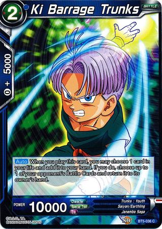 Ki Barrage Trunks (BT5-036) [Miraculous Revival] | Tables and Towers