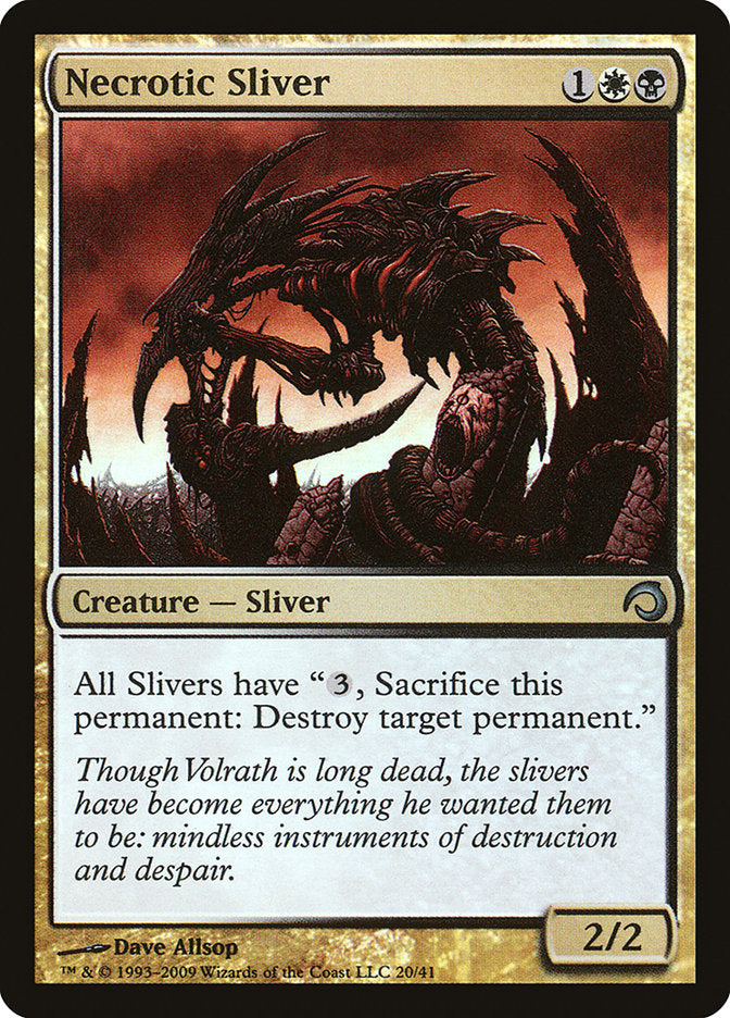 Necrotic Sliver [Premium Deck Series: Slivers] | Tables and Towers