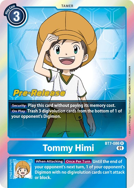 Tommy Himi [BT7-086] [Next Adventure Pre-Release Cards] | Tables and Towers