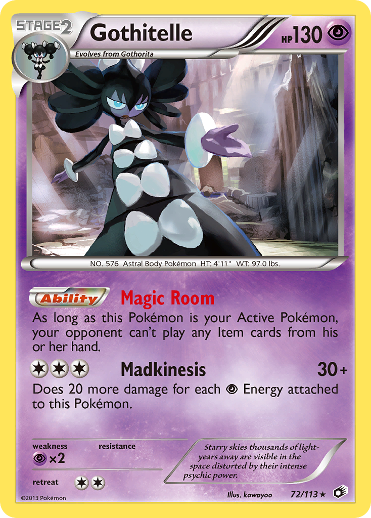 Gothitelle (72/113) [Black & White: Legendary Treasures] | Tables and Towers