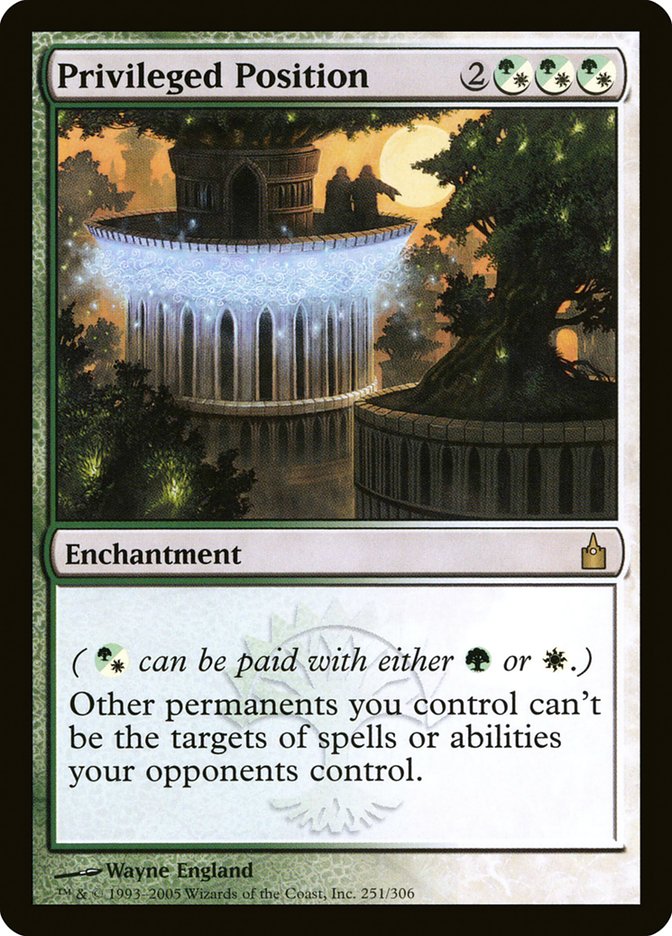 Privileged Position [Ravnica: City of Guilds] | Tables and Towers