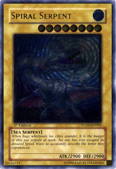 Spiral Serpent [STON-EN003] Ultimate Rare | Tables and Towers