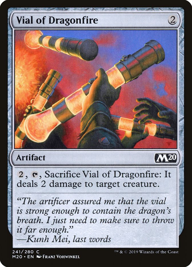 Vial of Dragonfire [Core Set 2020] | Tables and Towers