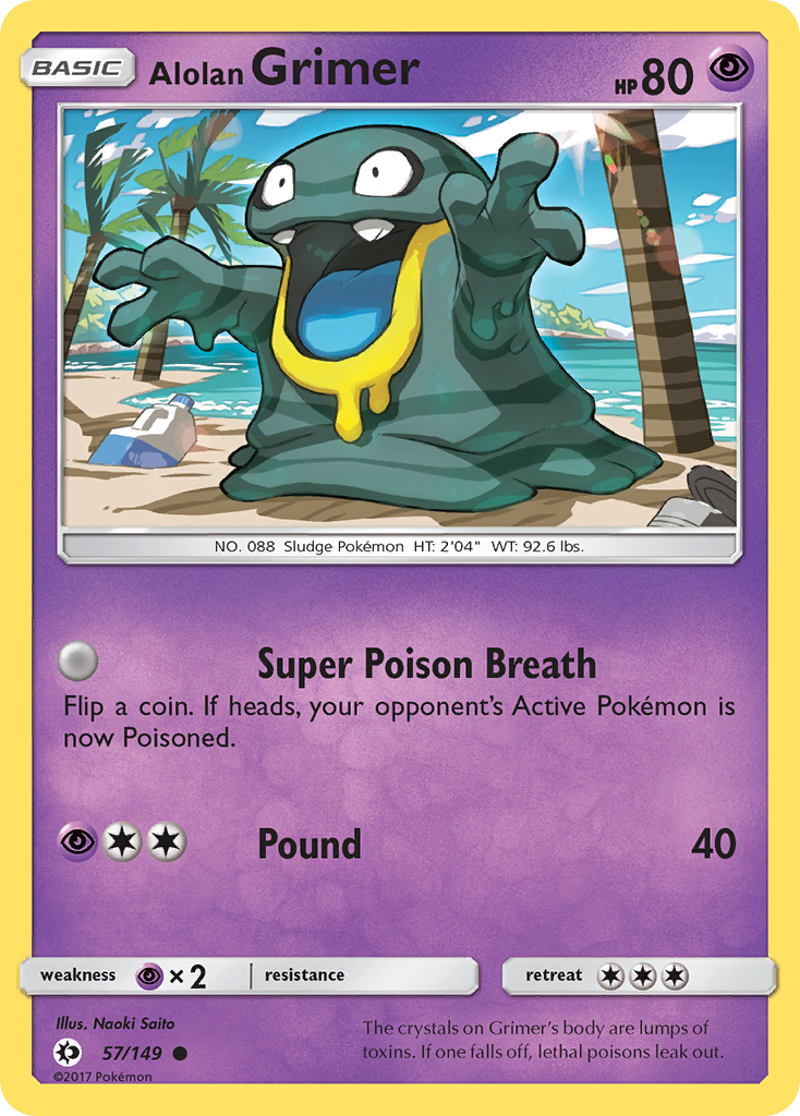 Alolan Grimer (57/149) [Sun & Moon: Base Set] | Tables and Towers