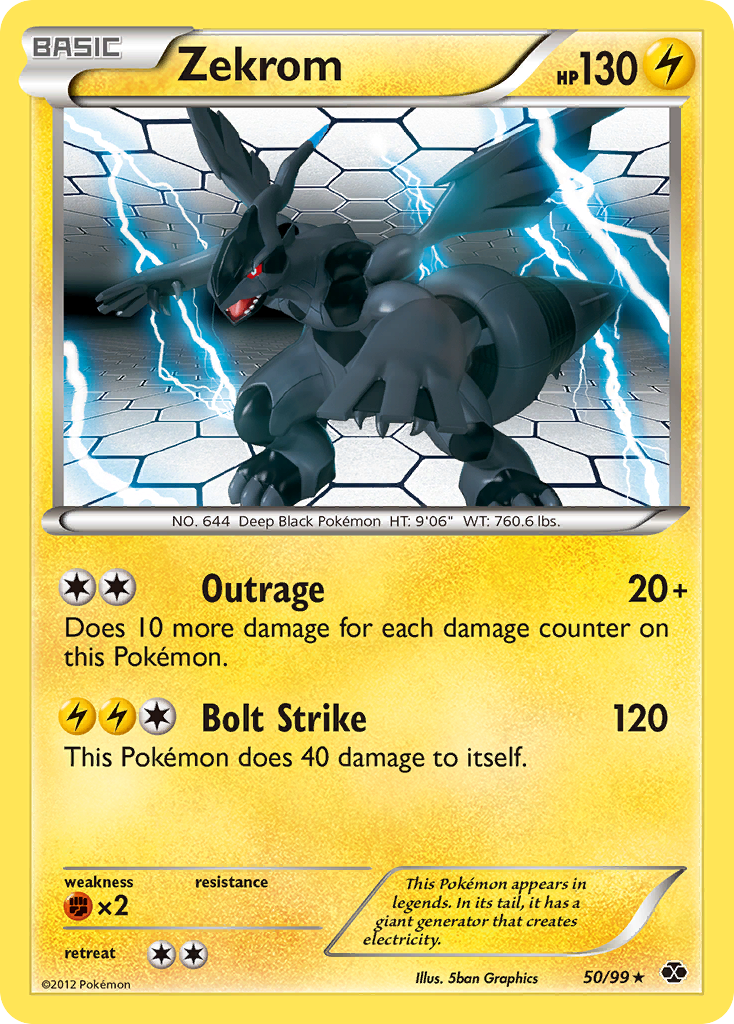 Zekrom (50/99) [Black & White: Next Destinies] | Tables and Towers