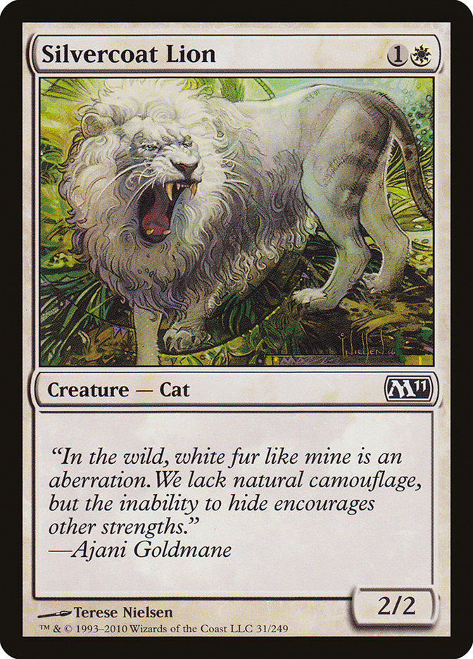 Silvercoat Lion [Magic 2011] | Tables and Towers