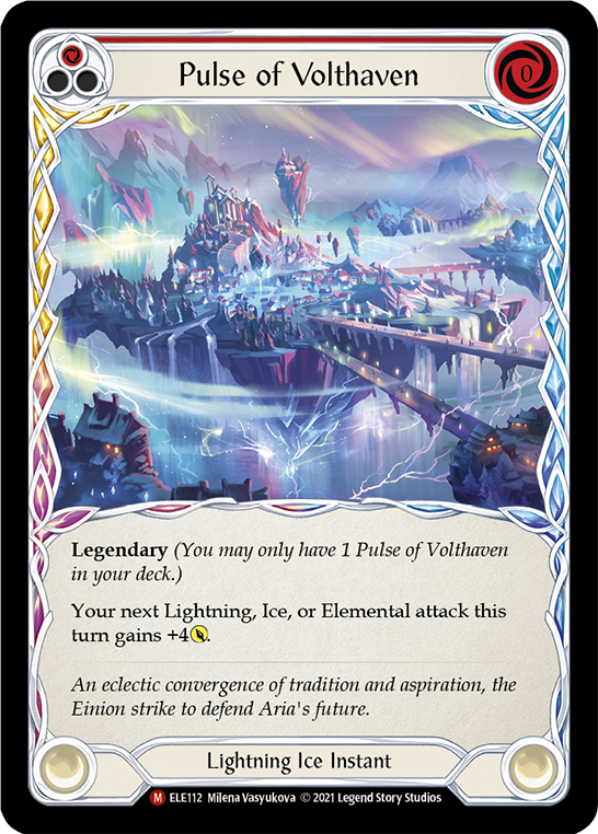 Pulse of Volthaven [ELE112] (Tales of Aria)  1st Edition Normal | Tables and Towers