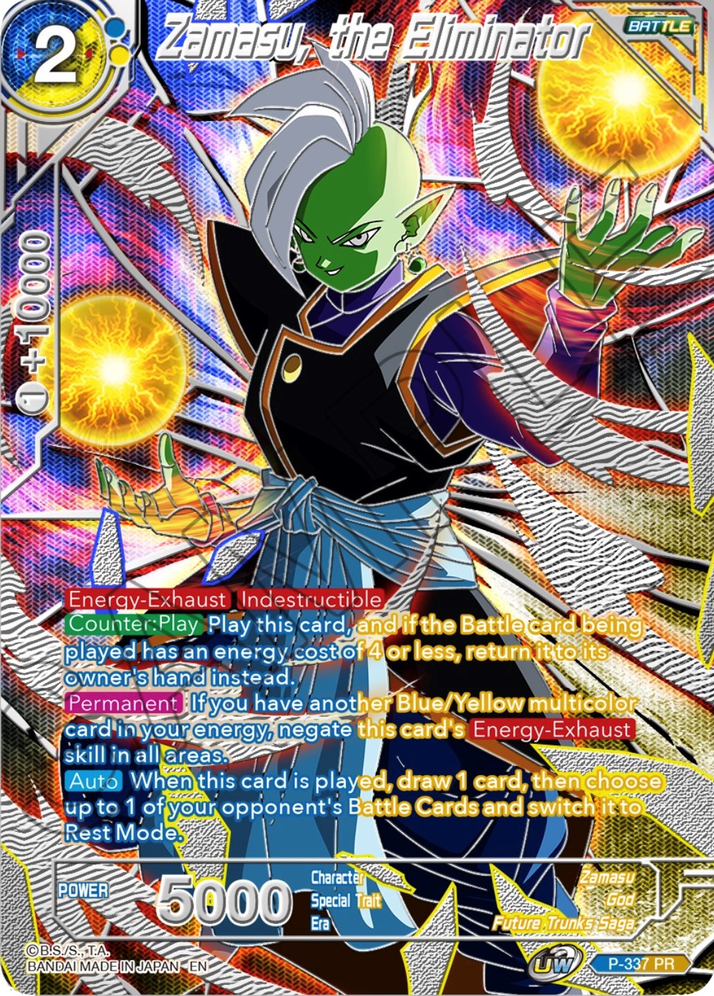 Zamasu, the Eliminator (P-337) [Collector's Selection Vol. 3] | Tables and Towers