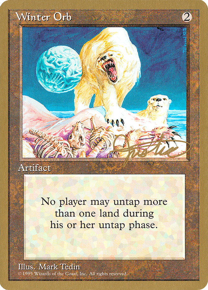 Winter Orb (Mark Justice) [Pro Tour Collector Set] | Tables and Towers