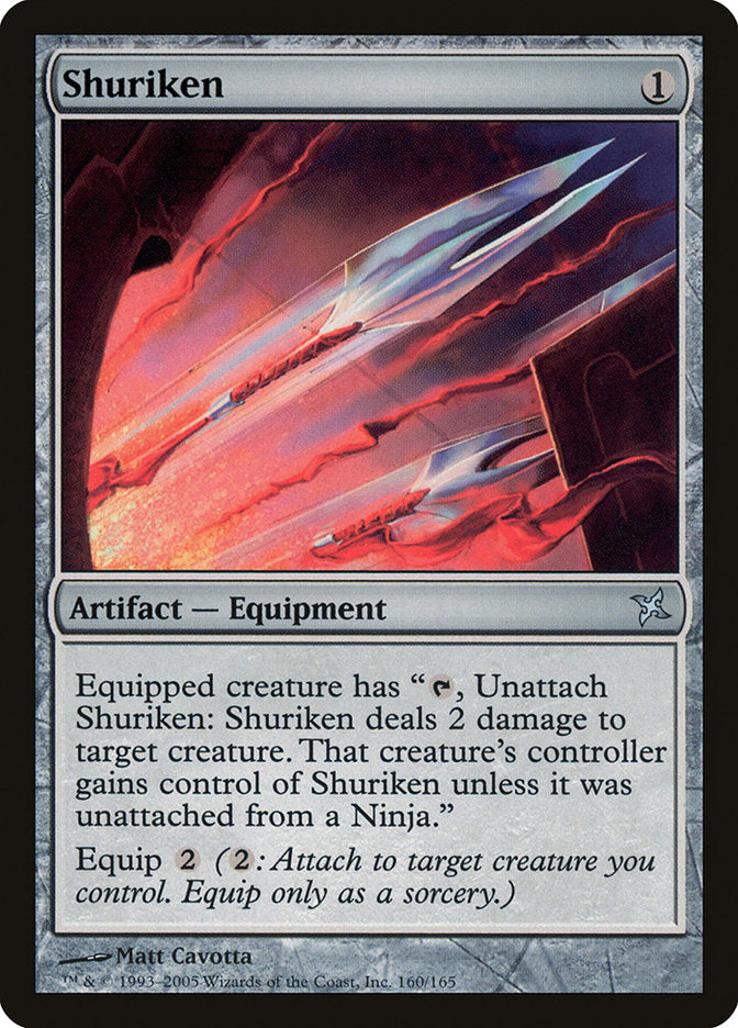 Shuriken [Betrayers of Kamigawa] | Tables and Towers