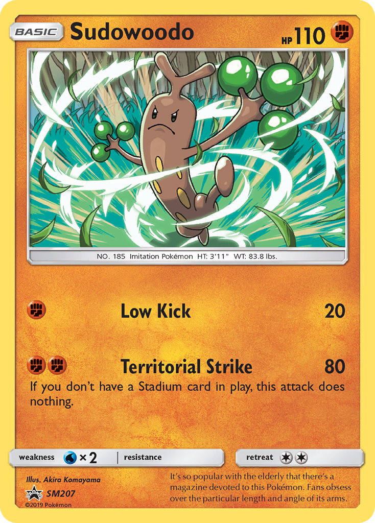 Sudowoodo (SM207) [Sun & Moon: Black Star Promos] | Tables and Towers