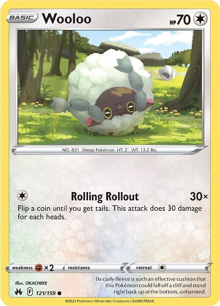 Wooloo (121/159) [Sword & Shield: Crown Zenith] | Tables and Towers