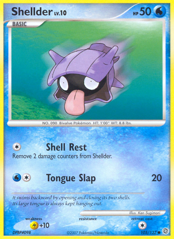 Shellder (105/132) [Diamond & Pearl: Secret Wonders] | Tables and Towers