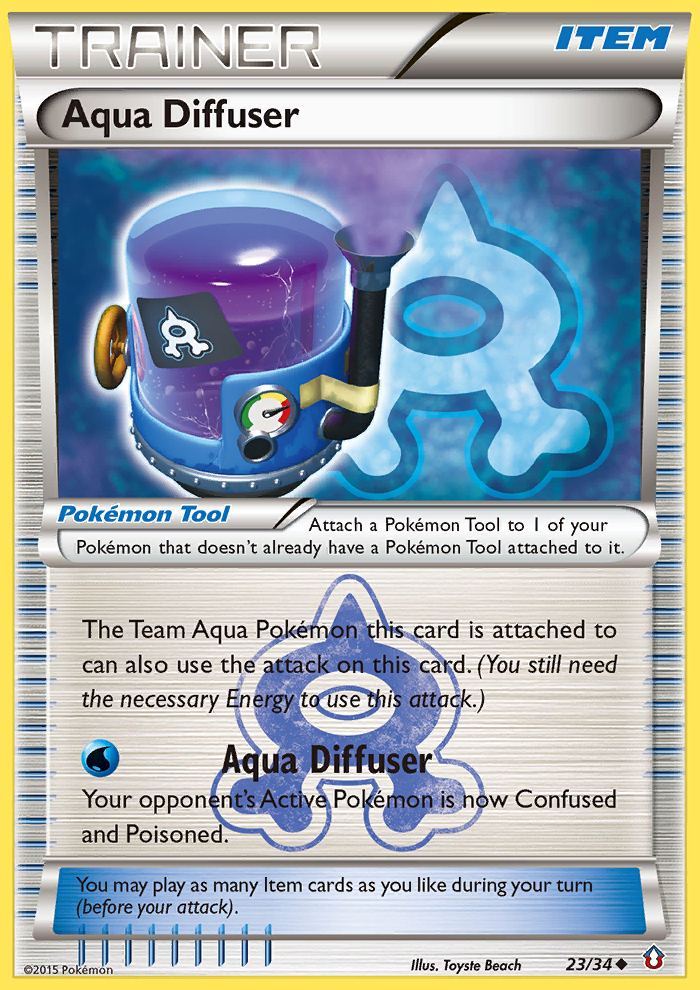 Aqua Diffuser (23/34) [XY: Double Crisis] | Tables and Towers