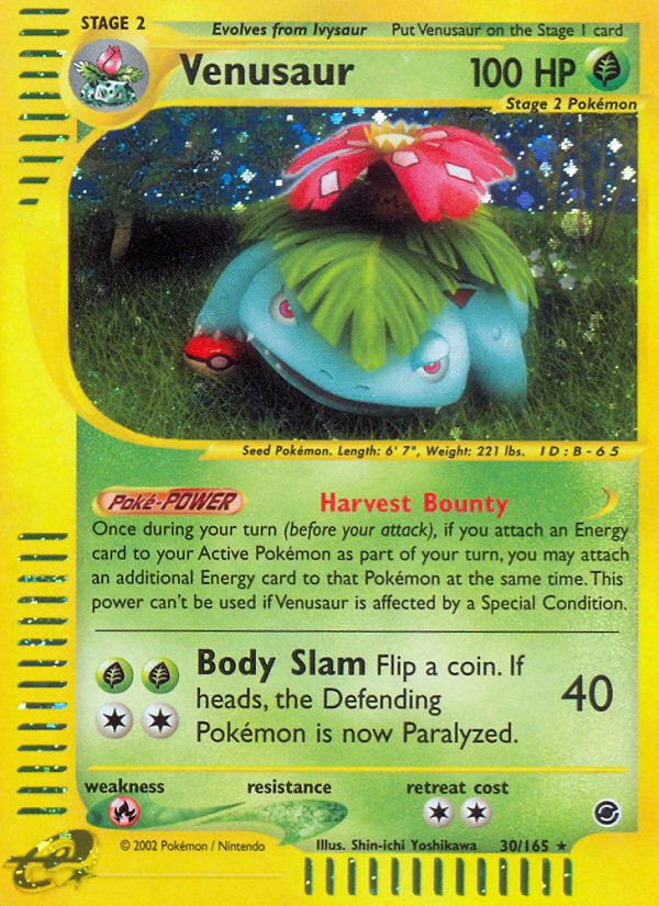 Venusaur (30/165) [Expedition: Base Set] | Tables and Towers