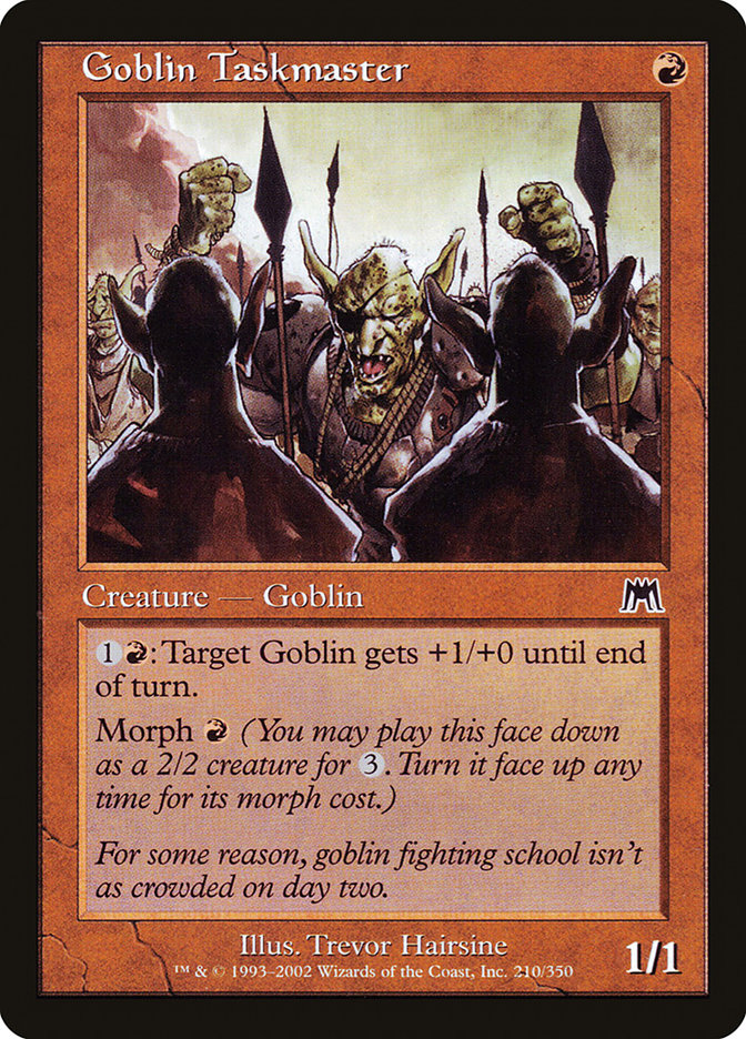 Goblin Taskmaster [Onslaught] | Tables and Towers