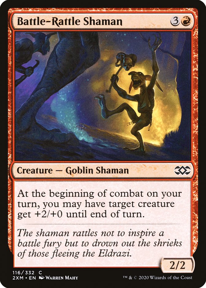 Battle-Rattle Shaman [Double Masters] | Tables and Towers