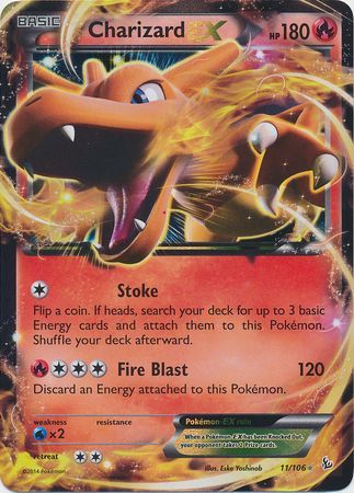 Charizard EX (11/106) (Jumbo Card) [XY: Flashfire] | Tables and Towers