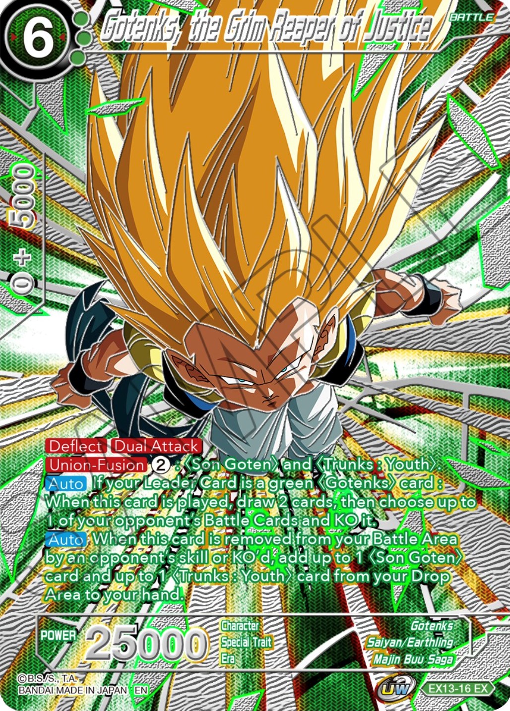 Gotenks, the Grim Reaper of Justice (EX13-16) [Collector's Selection Vol. 3] | Tables and Towers