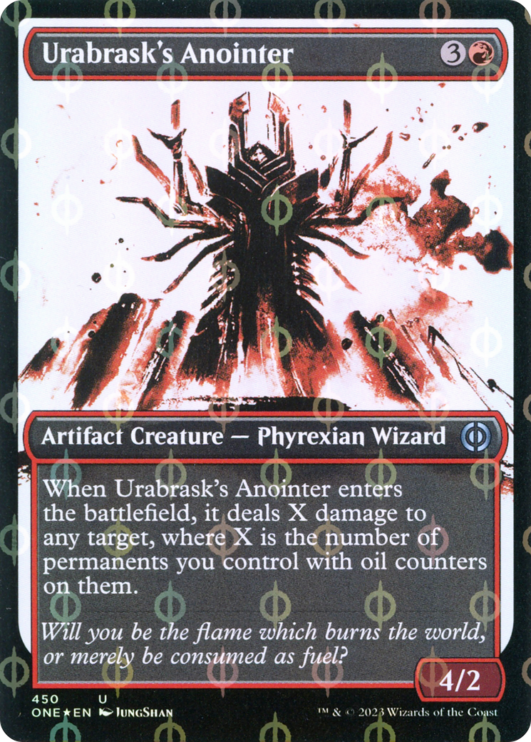 Urabrask's Anointer (Showcase Ichor Step-and-Compleat Foil) [Phyrexia: All Will Be One] | Tables and Towers