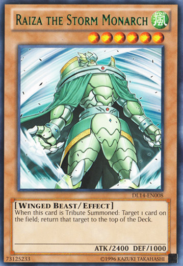 Raiza the Storm Monarch (Green) [DL14-EN008] Rare | Tables and Towers